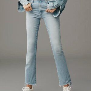 Mother The Insider Crop Step Fray Limited Edition Jeans Size 28